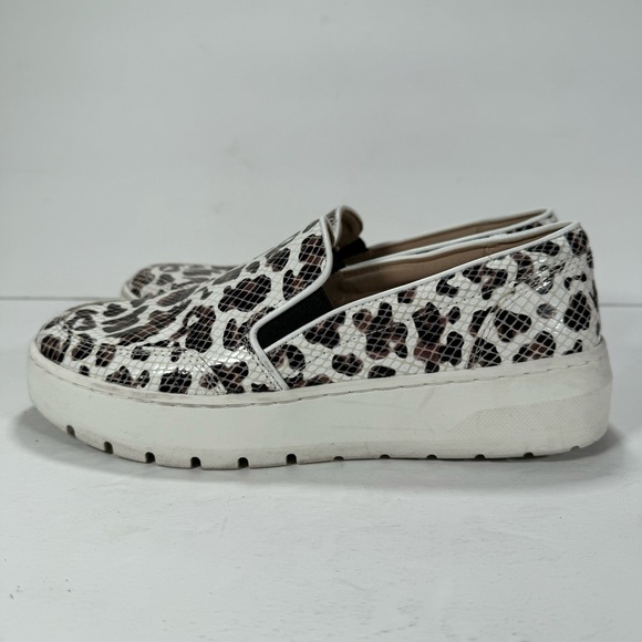 Vionic Dinora Leopard Snakeskin Slip-On Platform Sneakers White Leopard Size 6.5 - Picture 6 of 10